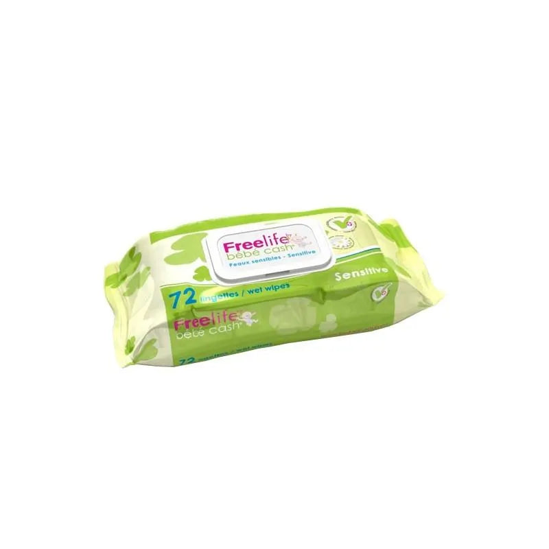 Freelife Bebé Cash Toallitas Humedas Sensitive, 72 Units