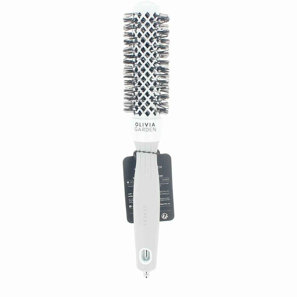 Olivia Garden Expert Blowout Shine Blanco y Gris 25 Mm 1 U