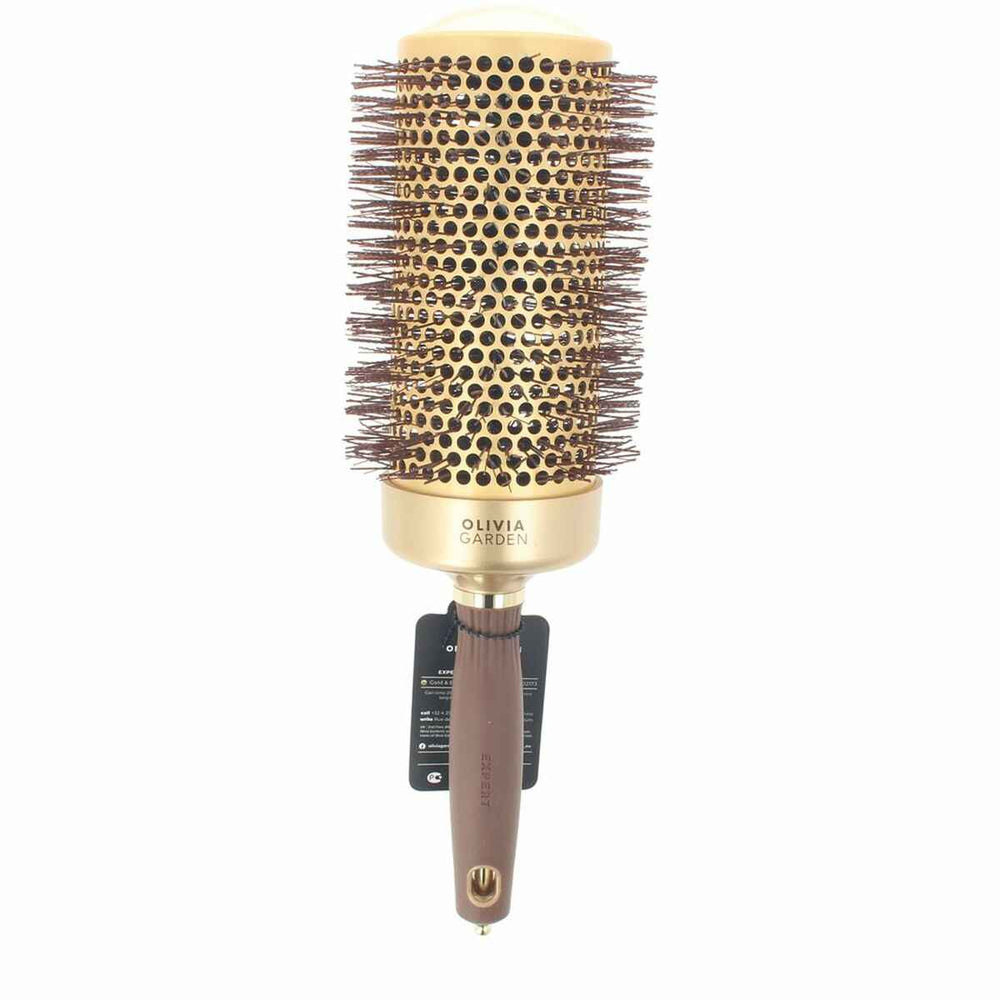 Olivia Garden Expert Blowout Speed Cerdas Onduladas Dorado y Marrón 65 1 U