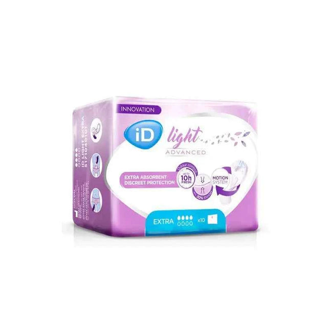 ID Light Incontinence Pads Extra 10 U