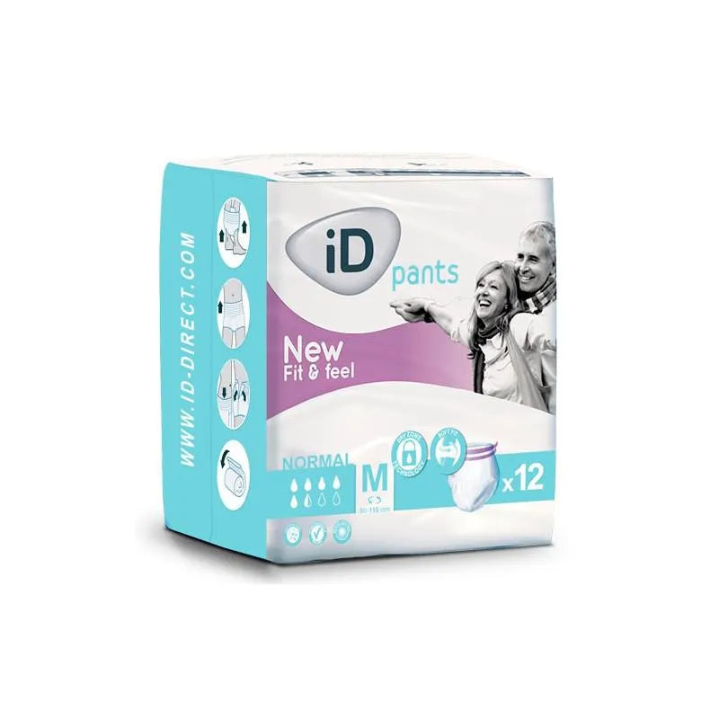 ID Pants Normal Fit y Feel M Mediano, 12 Units
