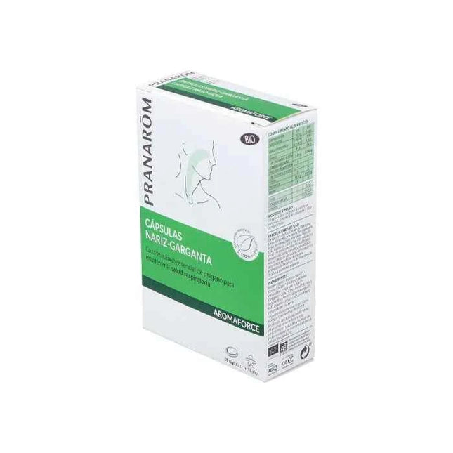Pranarôm Aromaforce Nose and Throat, 30 capsules