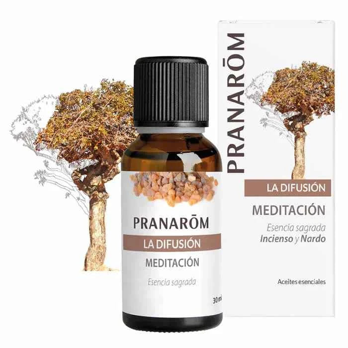 Pranarôm Pranarom Meditation Diffusion Sacred Incense Organic Essential Oil, 30 ml