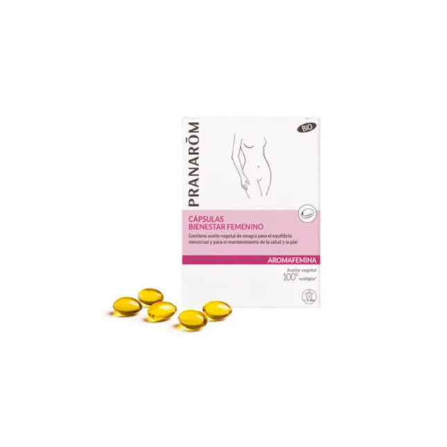 Pranarôm Pranarom Aromafemina Women's Welfare Evening Primrose, 30 capsules