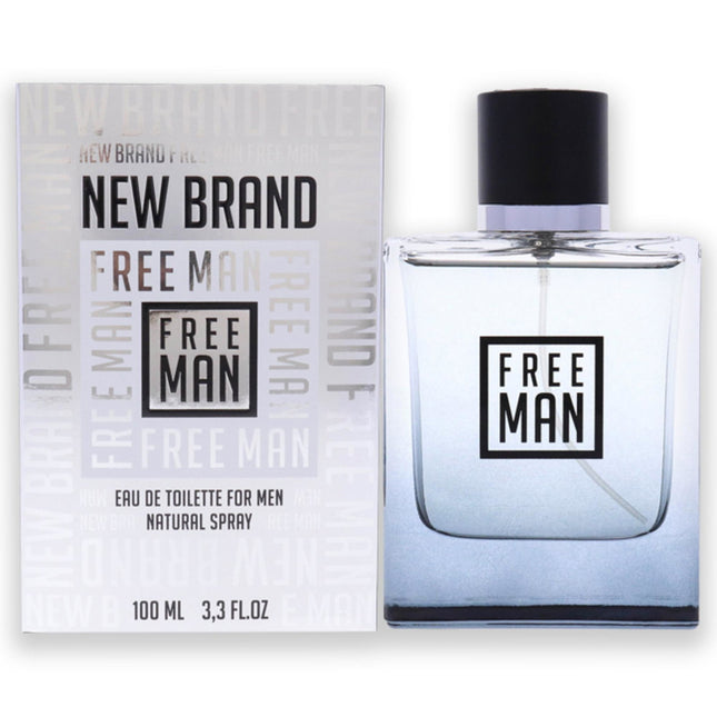 New Brand Free Man – Eau de Toilette for Men, 100 ml
