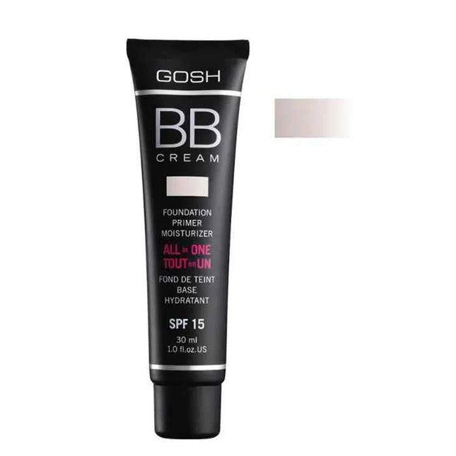 GOSH BB Cream – Foundation Primer Moisturizer 01 Sand Unisex, 30 ml