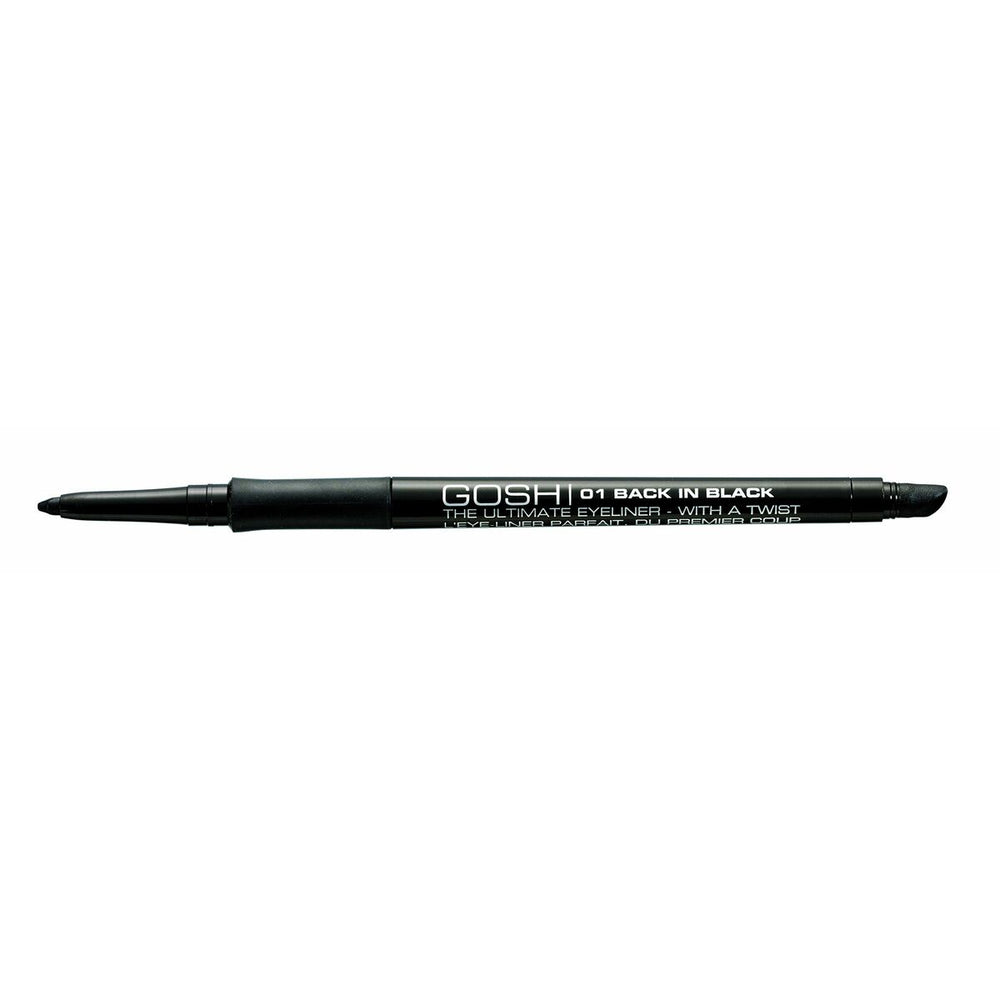 GOSH The Ultimate Eyeliner With A Twist 01 Back In Black Unisex, 0,4 g