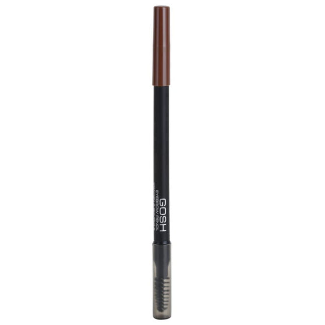 Gosh Eyebrow Cream Pencil & Brush 2-in-1 for Women, 01, Brown, 1.2 g