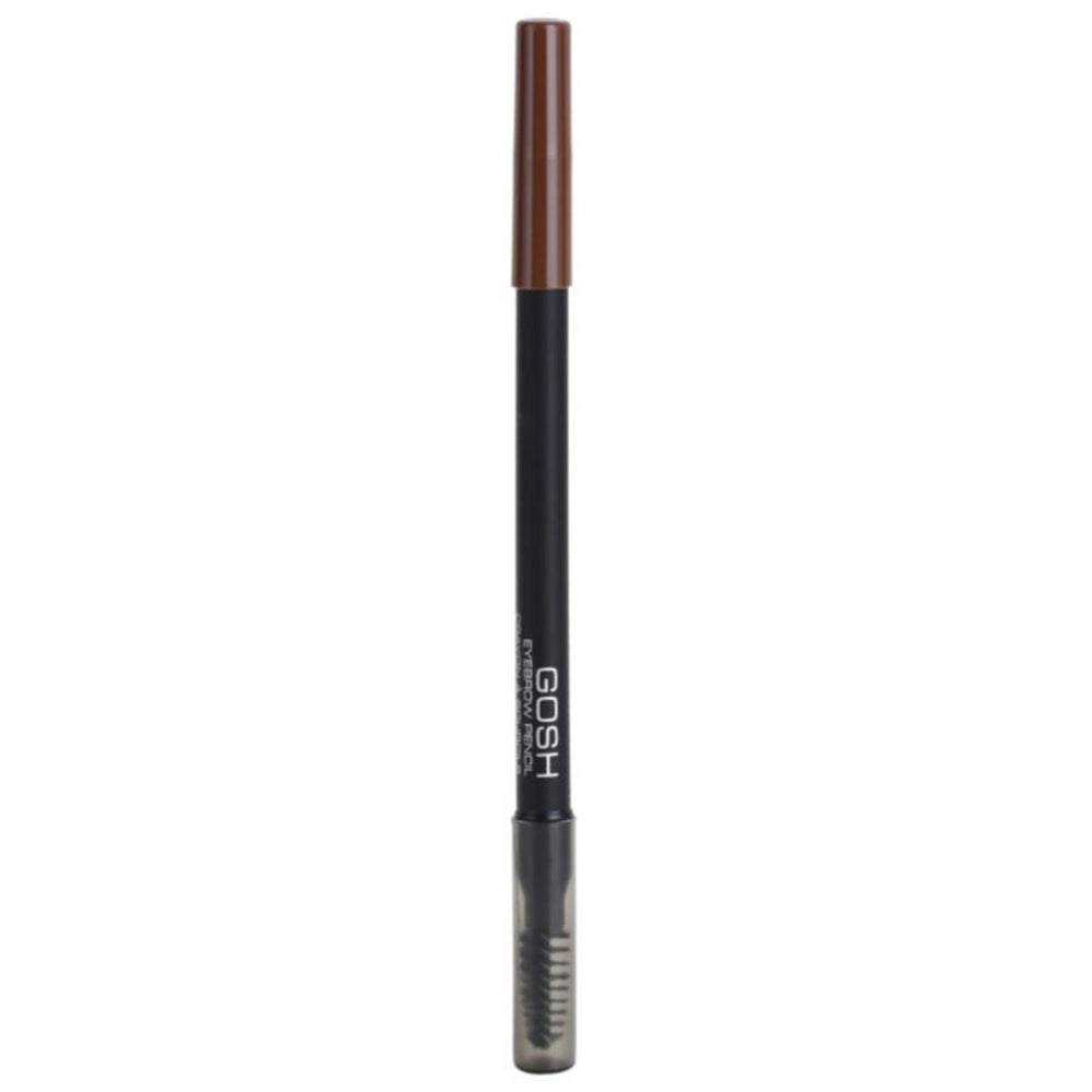 Gosh Eyebrow Cream Pencil & Brush 2-in-1 for Women, 01, Brown, 1.2 g