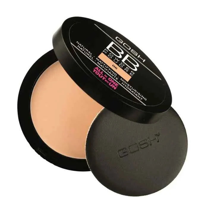 GOSH BB Powder All In One 06 Warm Beige Unisex, 6.5 g