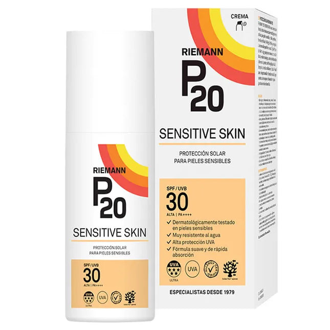 Riemann P20 Protección Solar Sensitive Skin Spf30 Unisex, 200 ml