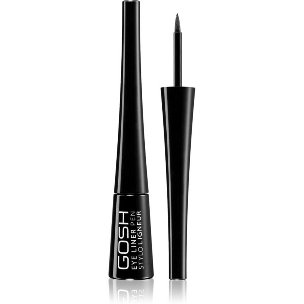 Gosh Liquid Eyeliner for Women, 01, Black, 2.5 ml