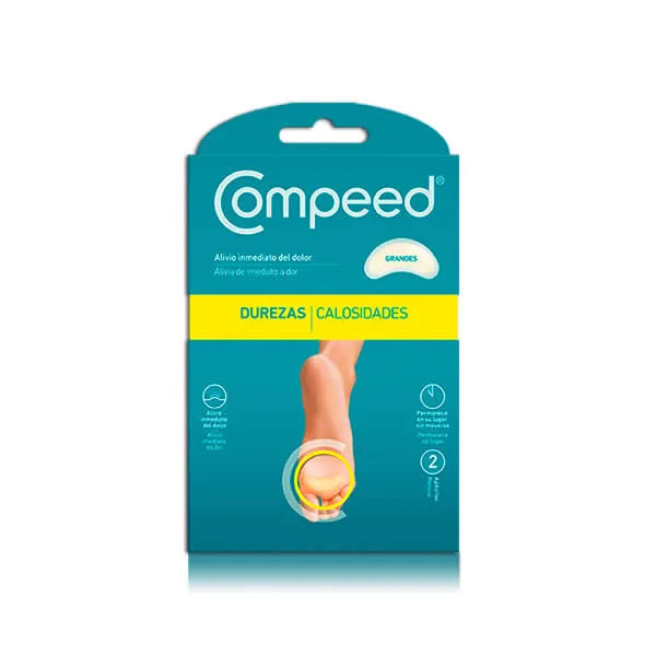 Compeed Durezas Grandes Unisex, 2 Units