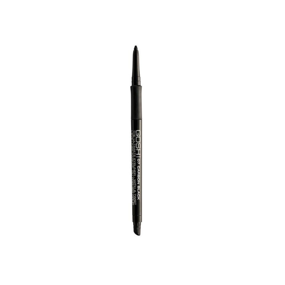 Gosh The Ultimate With A Twist Allergy Certified Twist-up Soft & Precise Line – Kajal Eye Pencil for Women, 07, Carbon…