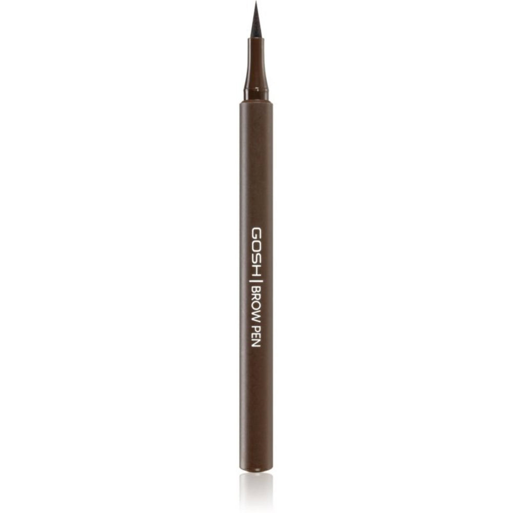 Gosh Brow Pen Microblading – Eyebrow Liquid Liner for Women, Dark Brown, 1.1 ml