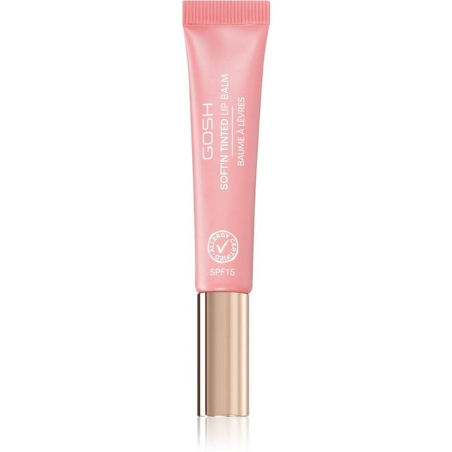 Gosh Soft'n Clear Vegan Moisturized – Lip Balm for Women, 001, Nude, SPF 15, 8 ml