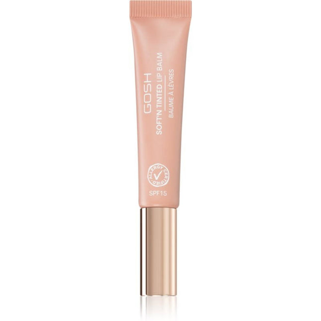 Gosh Soft'n Tinted – Lip Balm for Women, 002, Nougat, SPF 15, 8 ml