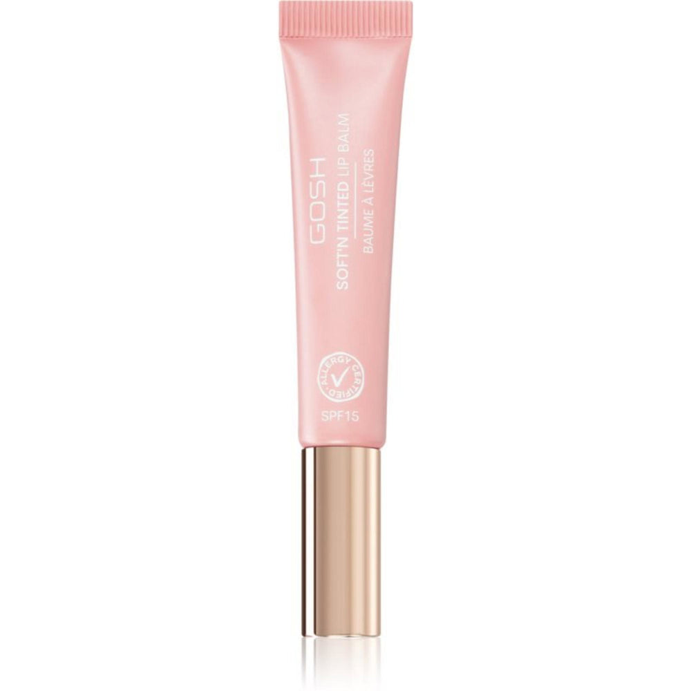 Gosh Soft'n Tinted Vegan Moisturizing – Lip Balm Unisex, 003, Rose, SPF 15, 8 ml