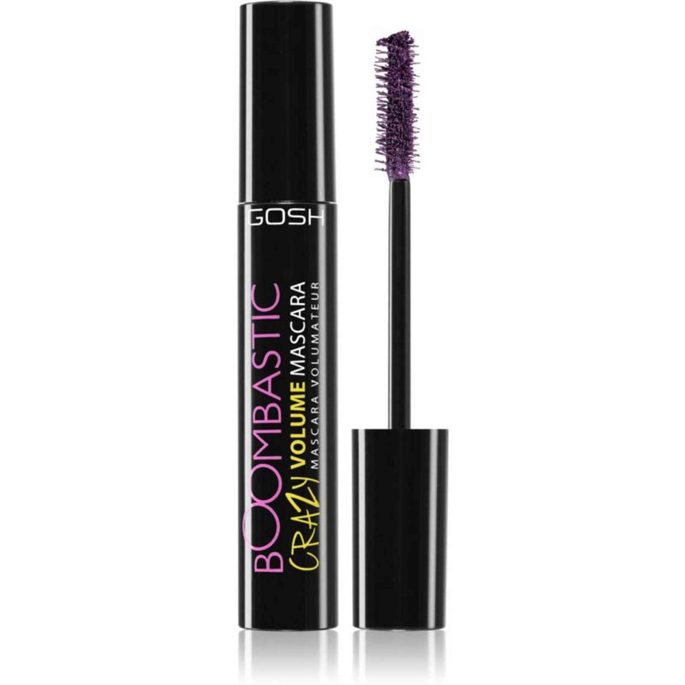 Gosh Boombastic Crazy Vegan Length and Volume – Mascara for Women, 006, Dusty Violet, 13 ml