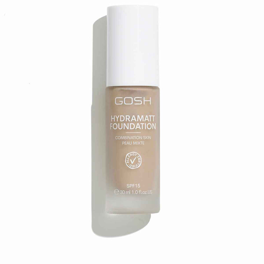 GOSH Hydramatt Base De Maquillaje Spf15 006-Medium Light - Red Unisex, 30 ml