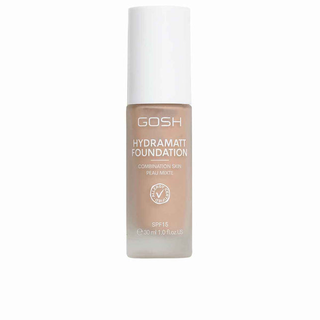 GOSH Hydramatt Base De Maquillaje Spf15 008-Medium Red Unisex, 30 ml