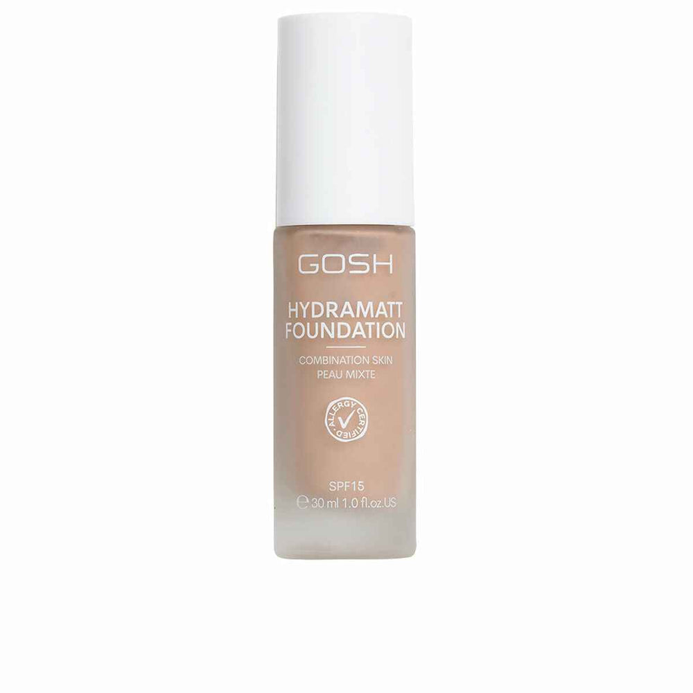 GOSH Hydramatt Base De Maquillaje Spf15 008-Medium Red Unisex, 30 ml