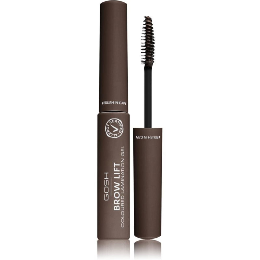 Gosh Brow Lift Lamination Effect – Eyebrow Gel for Women, 001, Grey Brown, 3 ml