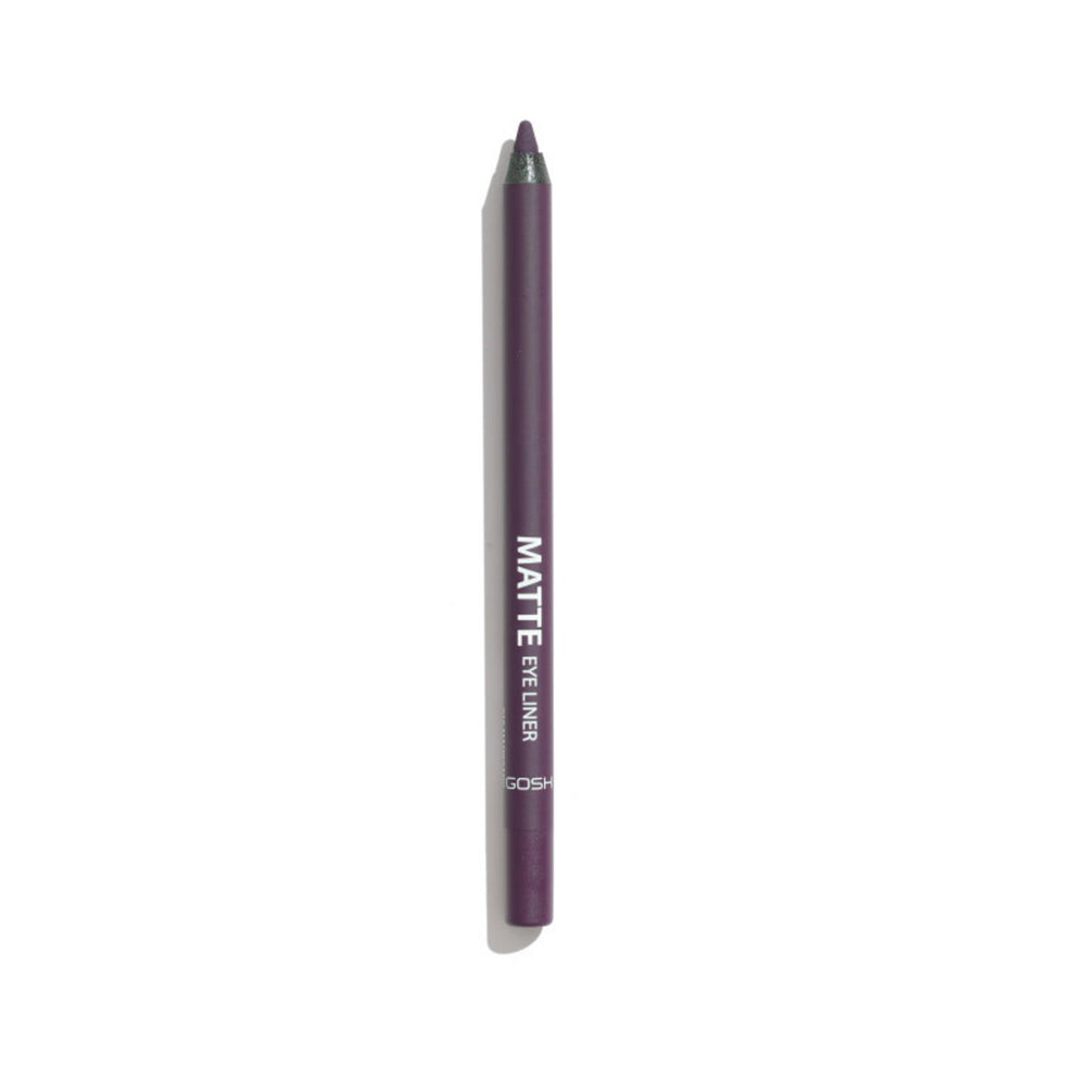 Gosh Matte – Gel Pencil Eyeliner for Women, 019, Dusty Violet, 1.2 g