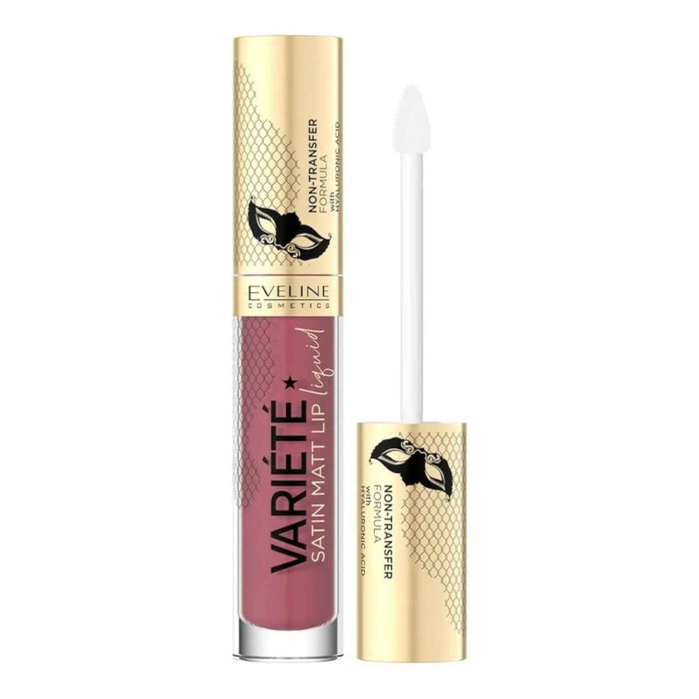 Eveline Cosmetics Variete Matte – Liquid Lipstick for Women, 03, Berry Shake, 4.5 ml