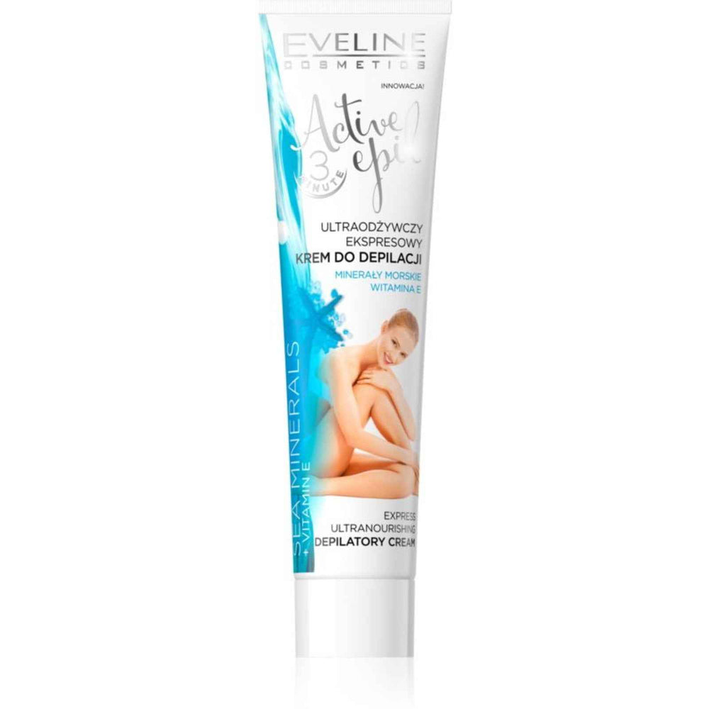 Eveline Cosmetics Active Epil – Hair Removal Cream for Women, All Skin Types, For Legs & Arms, 125 ml