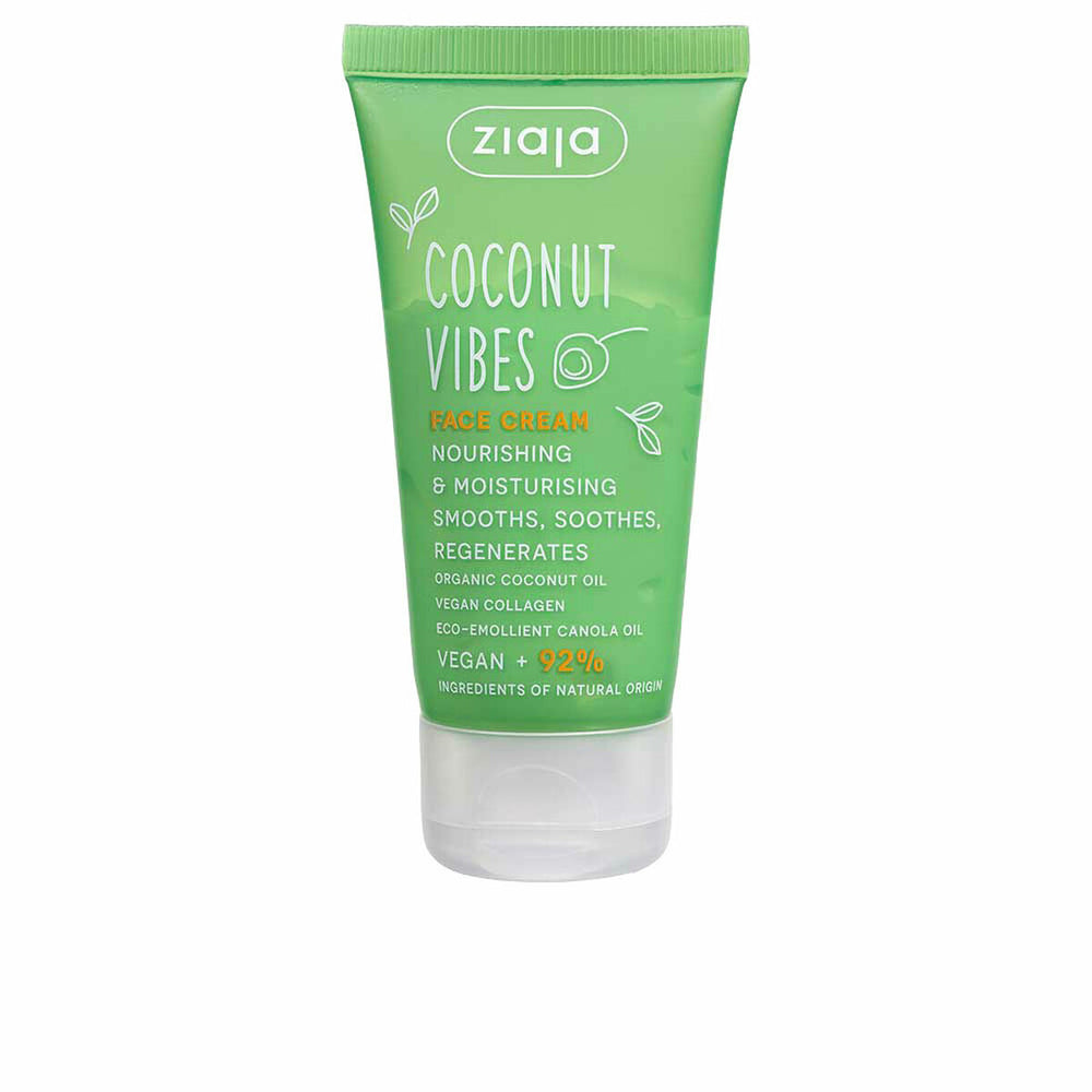 Ziaja Coconut y Orange Vibes Crema Facial Nutritiva Unisex, 50 ml