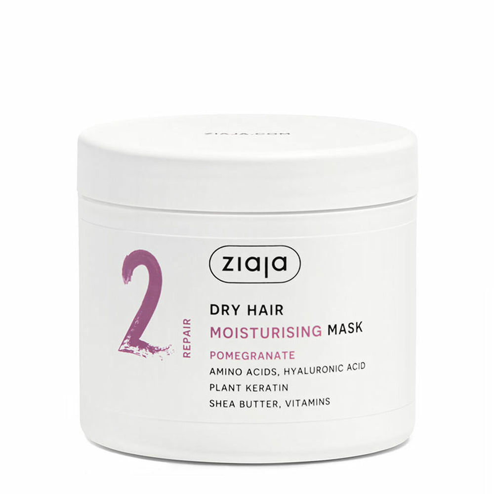Ziaja Plant Essentials Mascarilla Capilar Hidratante De Granada Unisex, 350 ml