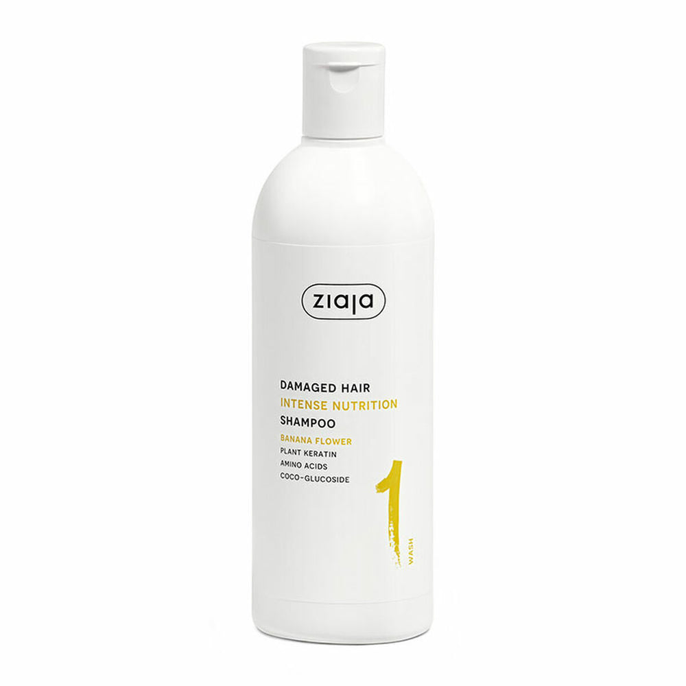Ziaja Plant Essentials Champú Nutritivo De Flor De Banana Unisex, 400 ml