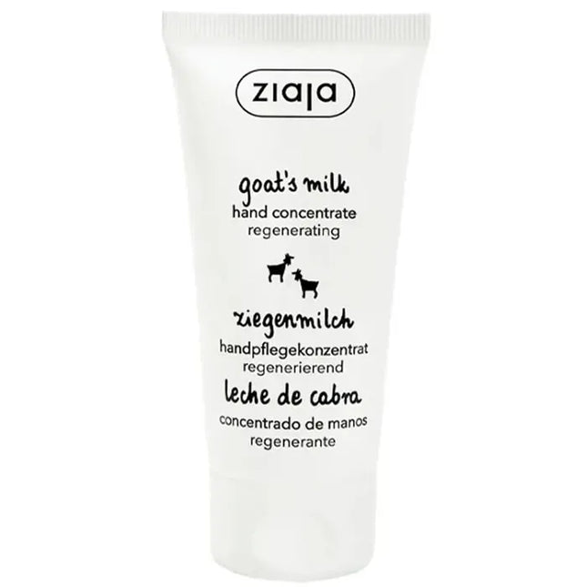 Ziaja Leche De Cabra Crema De Manos Concentrada Regenerante Unisex, 50 ml