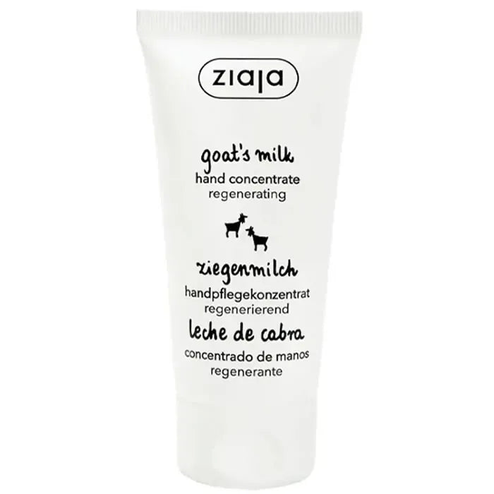 Ziaja Leche De Cabra Crema De Manos Concentrada Regenerante Unisex, 50 ml