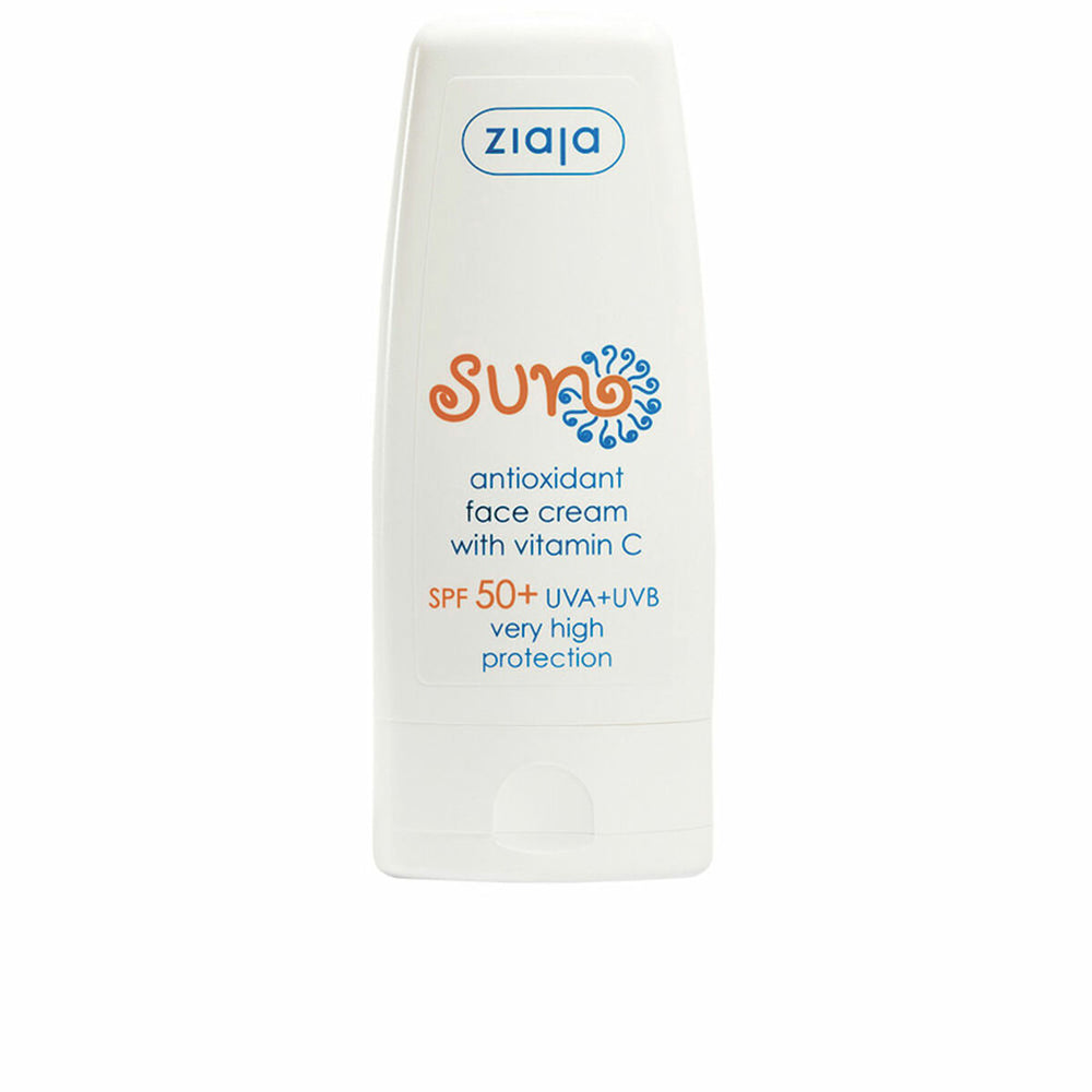 Ziaja Sun Crema Facial Antioxidantes Spf50 Con Vitamina C Unisex, 50 ml