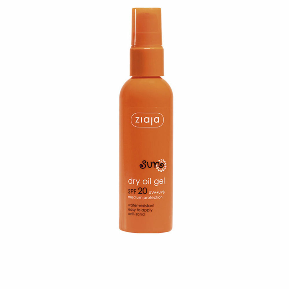 Ziaja Sun – Gel Protector Solar De Aceite Seco Spf20 Unisex, 90 ml