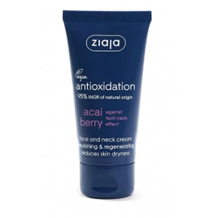 Ziaja Acai Crema Regeneradora y Nutriente Para Rostro y Cuello Unisex, 50 ml