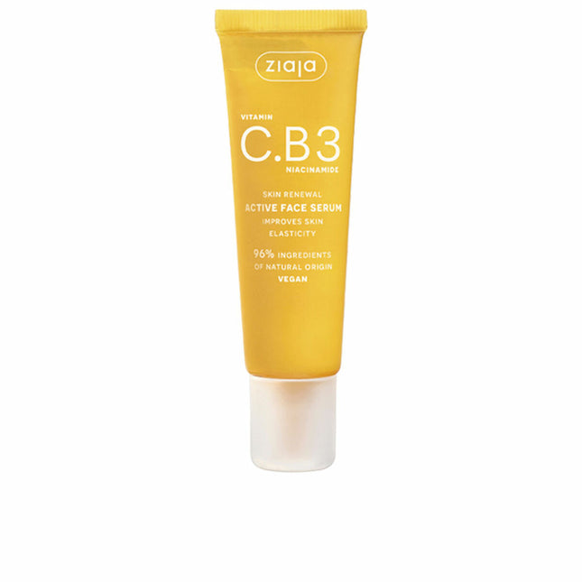 Ziaja Vitamina C B3 Niacinamida – Serum Facial Activo Unisex, 30 ml