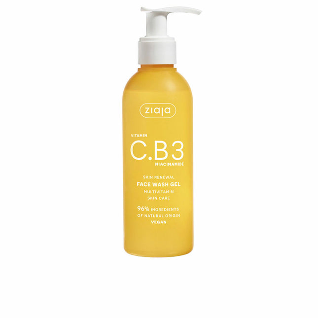 Ziaja Vitamina C B3 Niacinamida – Gel Limpiador Facial Unisex, 190 ml