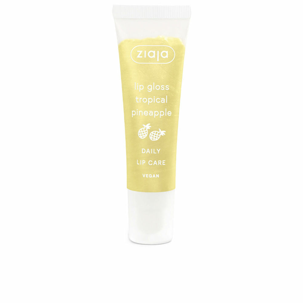 Ziaja Bálsamo Labial Con Brillo Tropical Pineapple Unisex, 12 ml