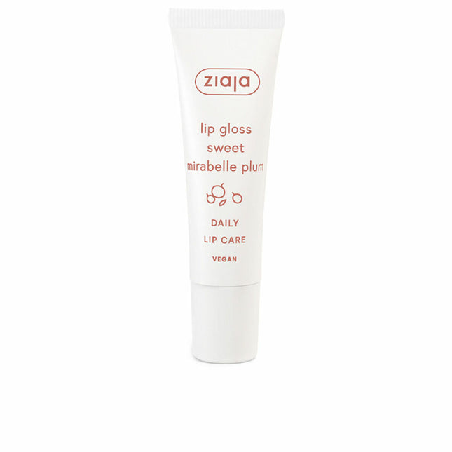 Ziaja Bálsamo Labial Con Brillo Sweet Mirabelle Plum Unisex, 12 ml