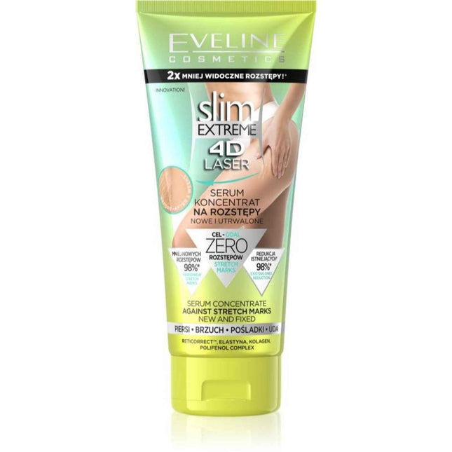 Eveline Cosmetics Slim Extreme 4D Anti-Stretch Marks – Body Serum for Women, Body, 150 ml