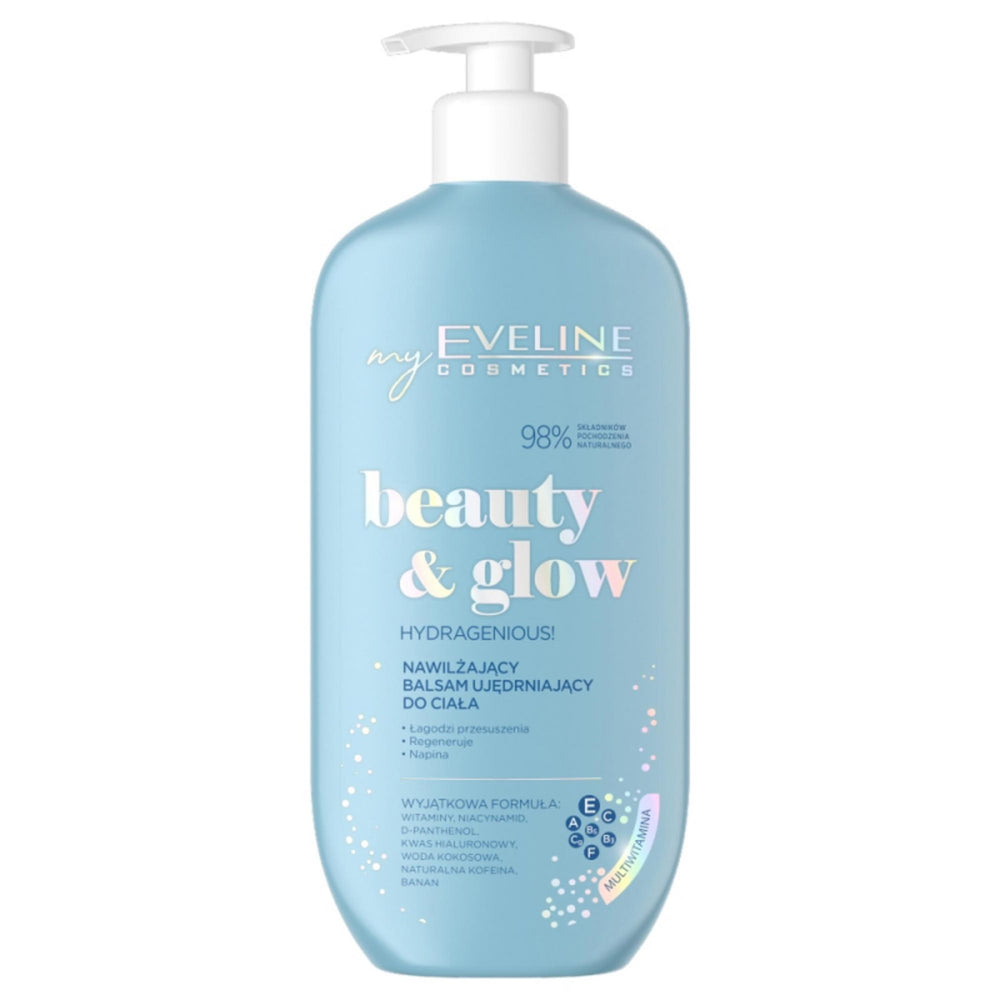 Eveline Cosmetics Beauty & Glow Vegan Firming Daily – Body Lotion for Women, Body, 350 ml
