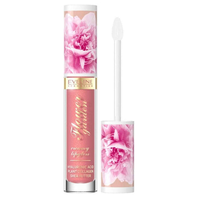 Eveline Cosmetics Flower Garden Shine – Lip Gloss for Women, 02, Sweet Daisy, 5 ml