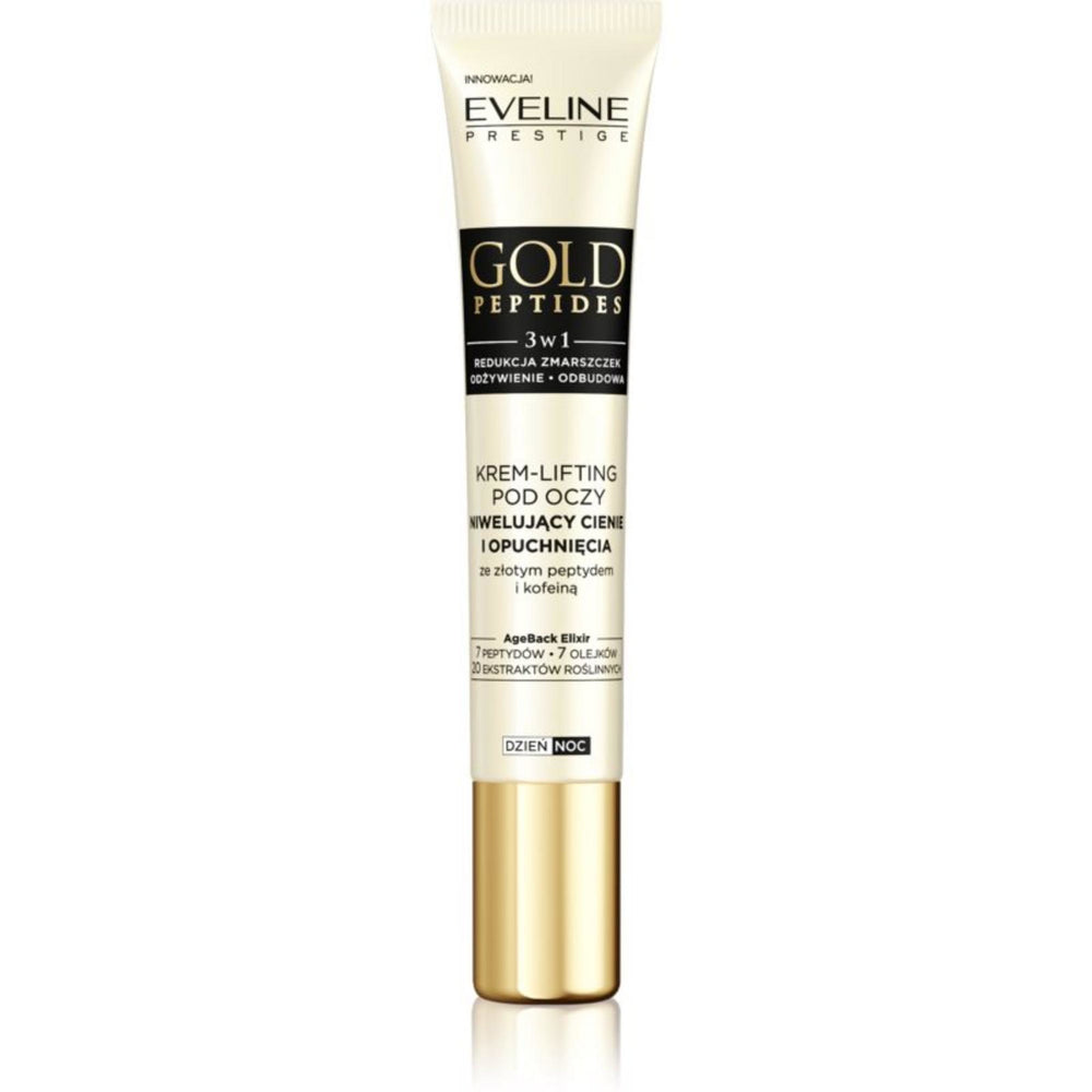 Eveline Cosmetics Gold Peptides Peptide Anti-Dark Circles At Night – Eye Cream for Women, 20 ml