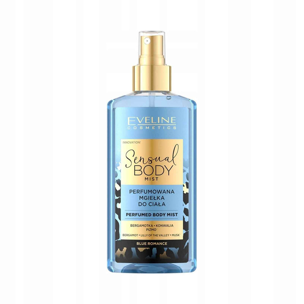 Eveline Cosmetics Sensual Body Blue Romance – Body Spray for Women, Body, 150 ml