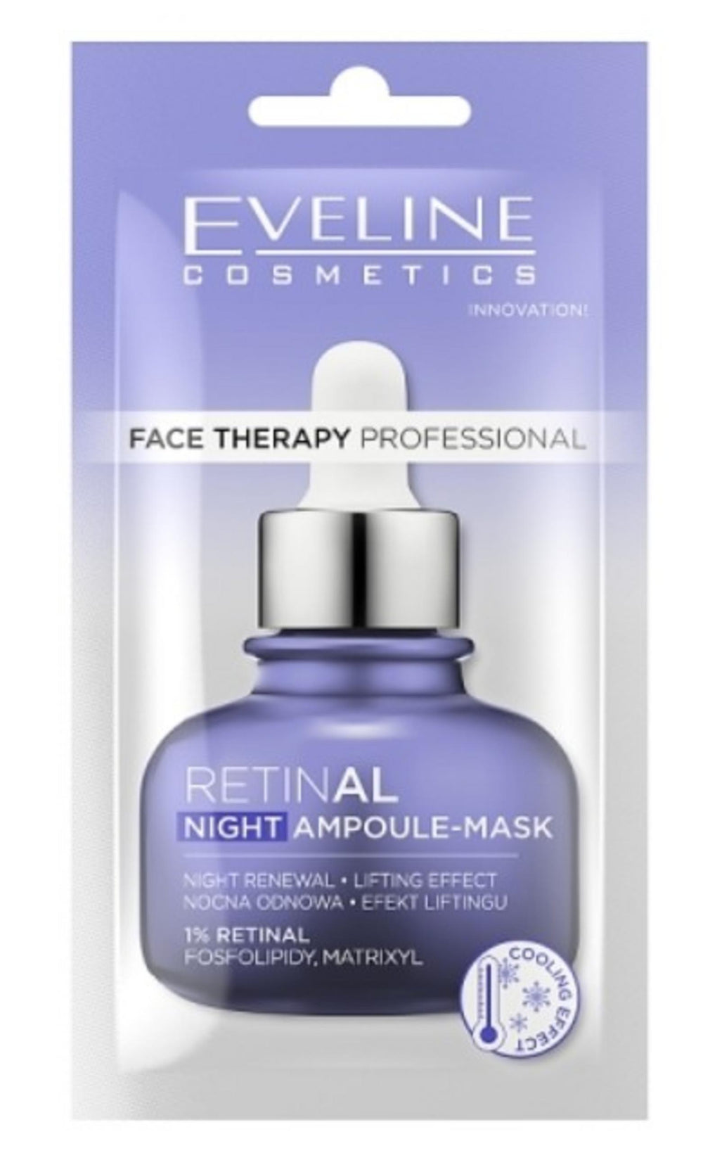 Eveline Cosmetics Therapy Professional Retinal Lifting – Night Sleeping Mask for Women, 8 ml