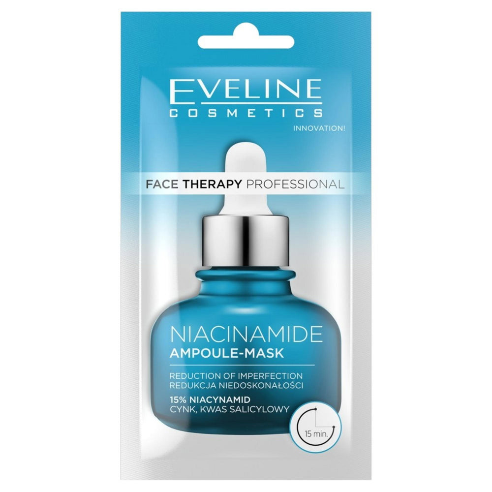 Eveline Cosmetics Therapy Professional Niacinamide Anti-Imperfection – Cream Mask for Women, For Face, 8 ml
