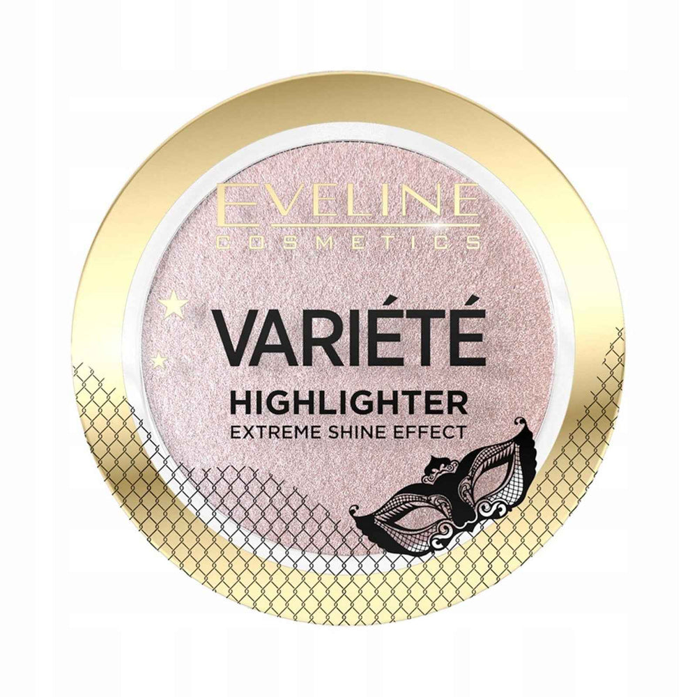 Eveline Cosmetics Variete Illuminating – Blush Highlighter Compact for Women, 01, 1 Shade, 5 g